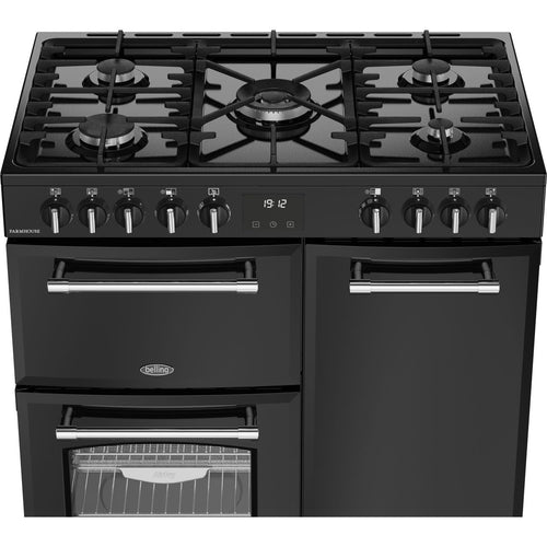 Belling Farmhouse 90DF 444411820 Dual Fuel Range Cooker 89.6cm x 60cm x 90cm