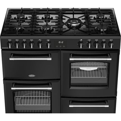 Belling Farmhouse 100DF 444411829 Dual Fuel Range Cooker 99.6cm x 60cm x 90cm
