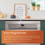 Hotpoint Hydroforce H8F HP51X UK Dishwasher 60cm x 59cm x 85cm 4