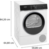 Siemens iQ500 WQ46H2D9GB Heat Pump Tumble Dryer 59.8cm x 61.3cm x 84.2cm 3