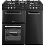 Belling Farmhouse 90DF 444411820 Dual Fuel Range Cooker 89.6cm x 60cm x 90cm 1