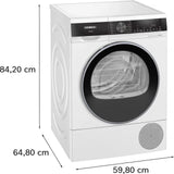 Siemens iQ500 WQ45G203GB Heat Pump Tumble Dryer 59.8cm x 61.3cm x 84.2cm 3