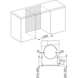 Miele T1 EcoSpeed TSD643 WP Tumble Dryer 59.6cm x 64.3cm x 85cm 3